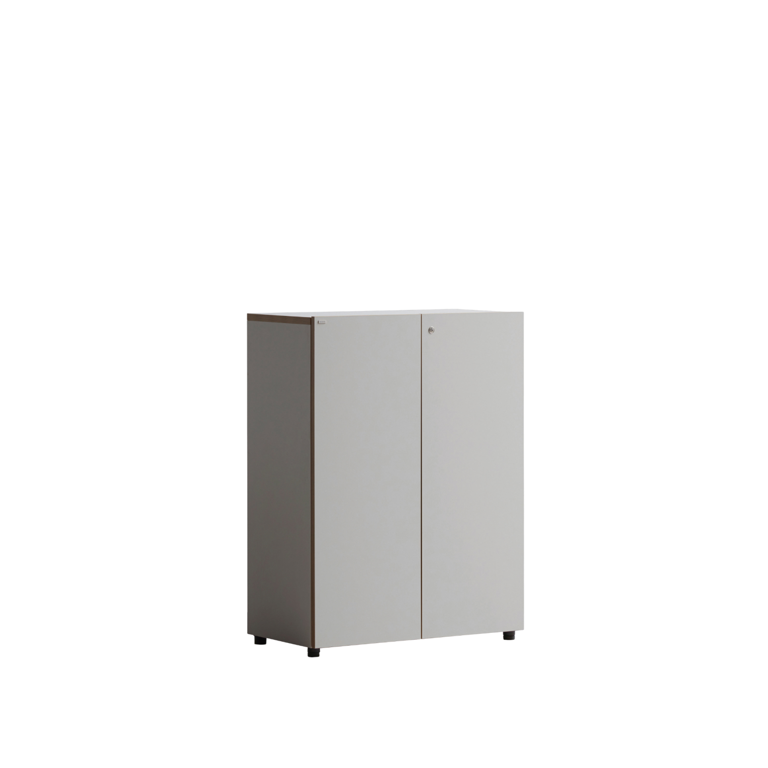 데스커-(STORAGES)-(목제캐비닛)-(W800 3단 목제깊은책장(도어,잠금장치))-(DSBC483SA)
