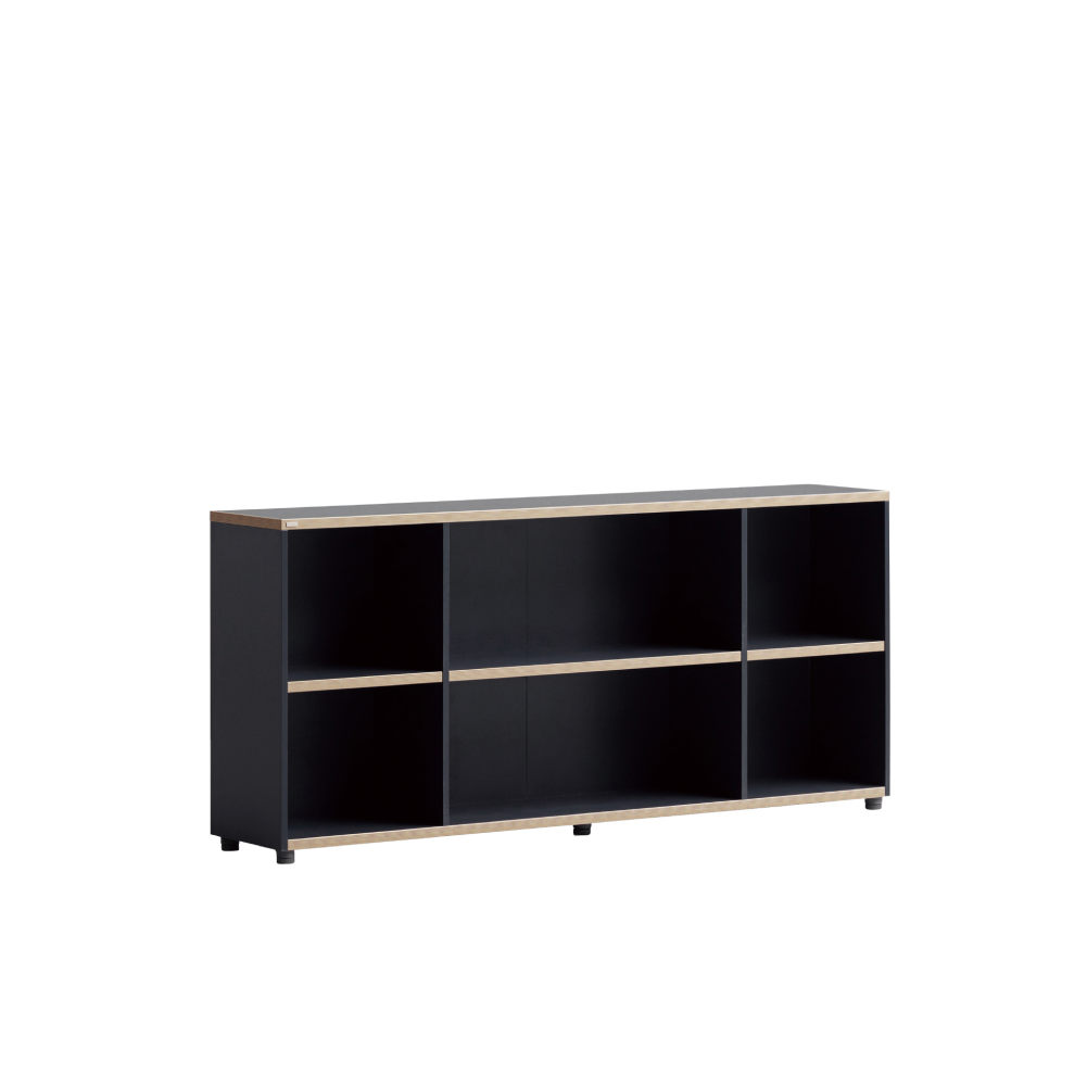데스커-(STORAGES)-(목제책장)-(W1600 2단 목제책장)-(DSBC162)