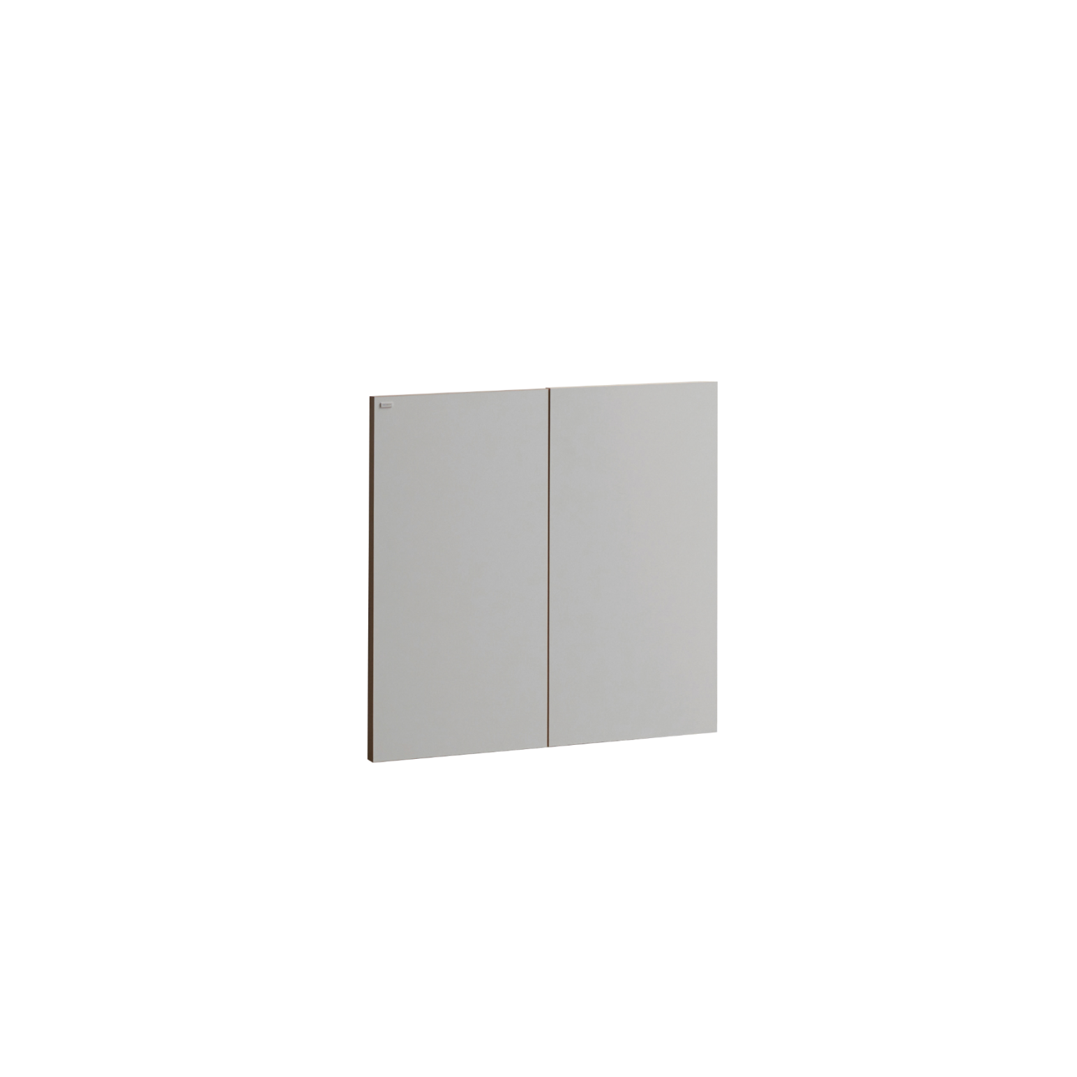 데스커-(STORAGES)-(액세서리)-(W396 2단 목제책장 도어(2ea))-(DSBC0082BS)