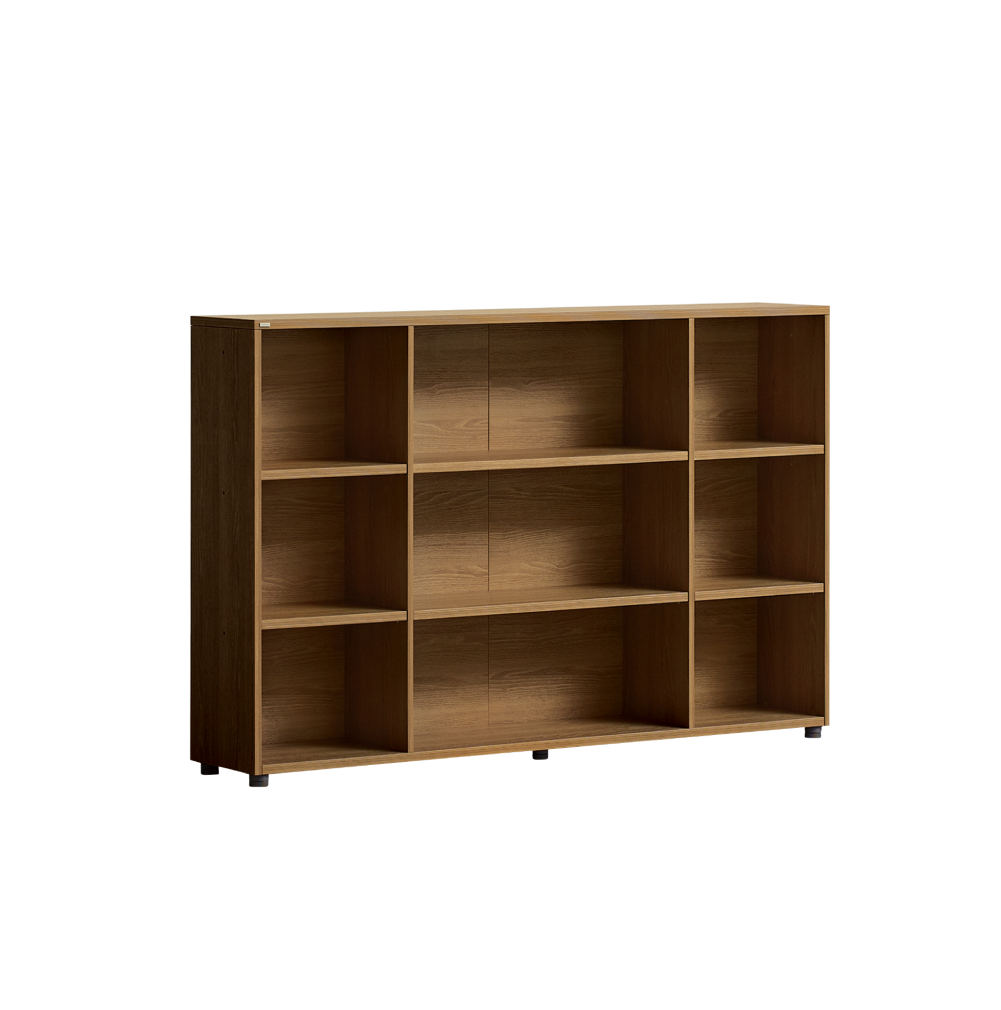 데스커-(STORAGES)-(목제책장)-(W1600 3단 목제책장)-(DSBC163)