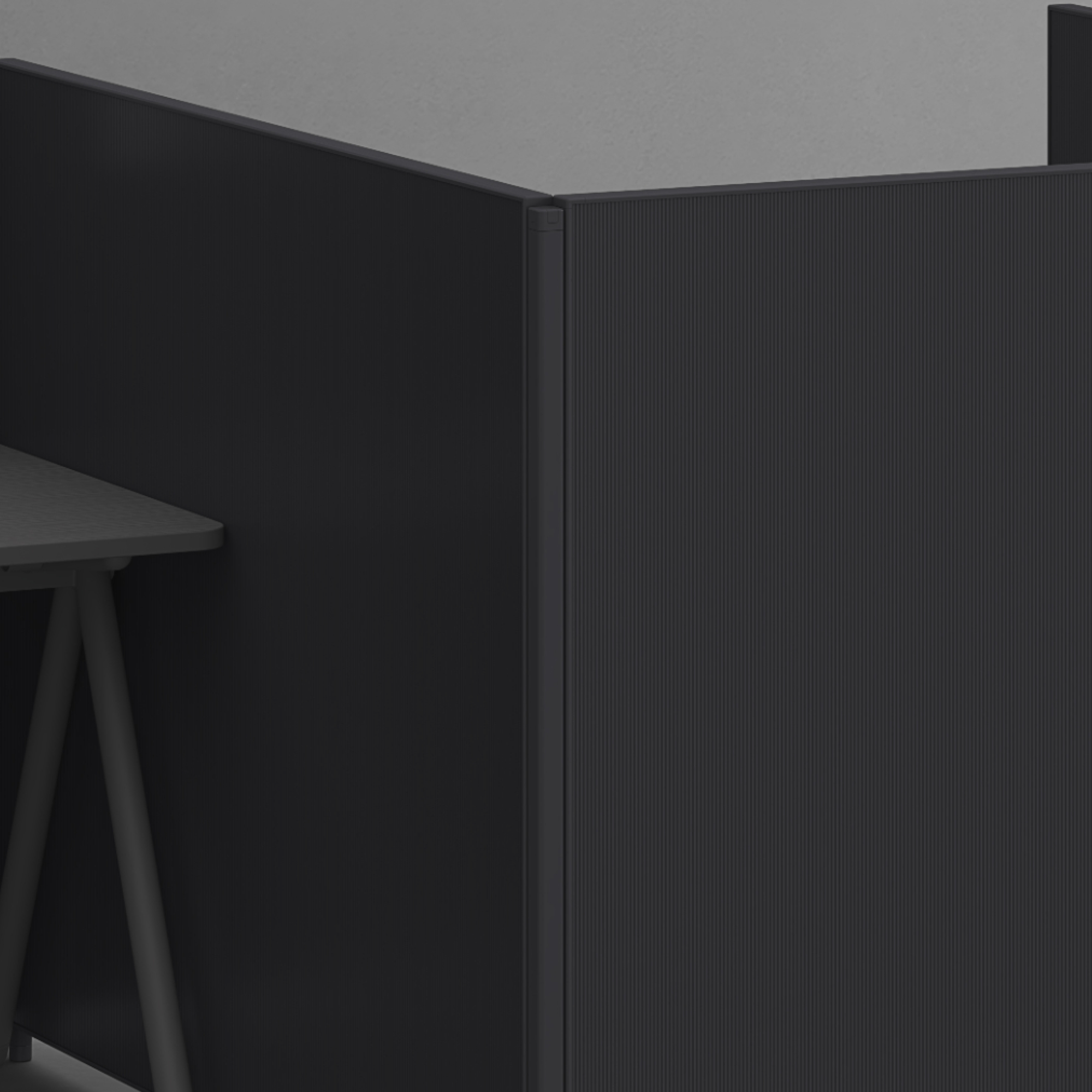 데스커-PARTITIONS&SCREENS-파티션-파티션L형커넥터(H1170용)-1
