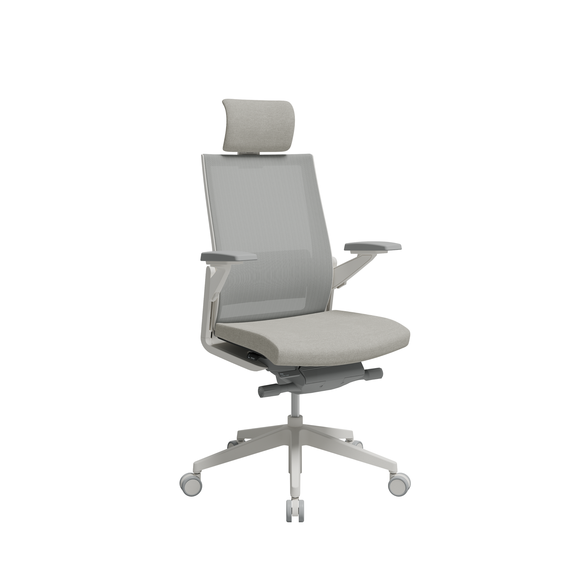 데스커-(SEATINGS)-(태스크체어)-(데스커 T80 WH프레임 메쉬 등판+좌판 451A 다크그레이 좌판)-(DHTN800HLDA)