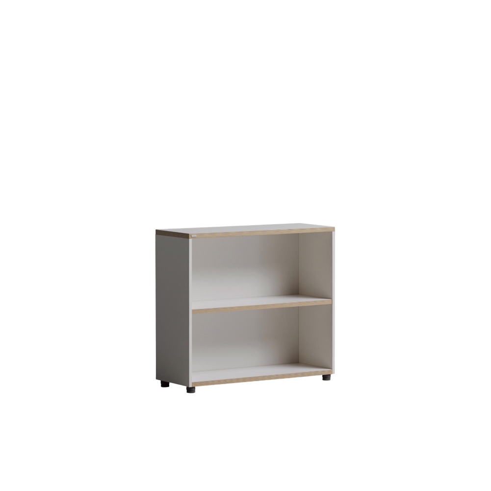 데스커-(STORAGES)-(목제책장)-(W800 2단 목제책장)-(DSBC082)